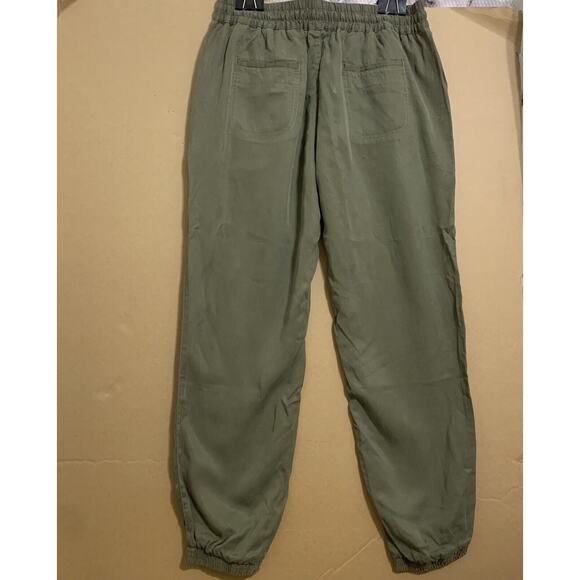 FAT FACE "LYME" Olive Green Cuffed TENCEL Lyocell Pants Joggers Sz 6S NWT - Picture 15 of 16